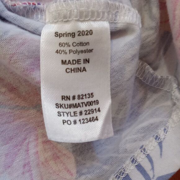 Fresh Produce T-shirt Women's Size Medium Floral * - Picture 7 of 8